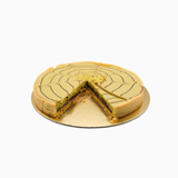 Frolla pistacchio e lamponi